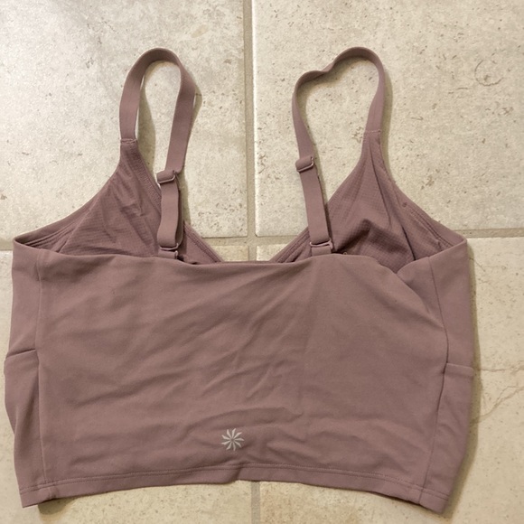 Athleta Cinch Longline Bra D-DD in Flora Mauve - Picture 5 of 5